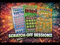 🚨🚨  PA LOTTERY SCRATCH OFF SESSION | EXTREME GREEN &amp; FROSTED FORTUNE!! 🚨🚨