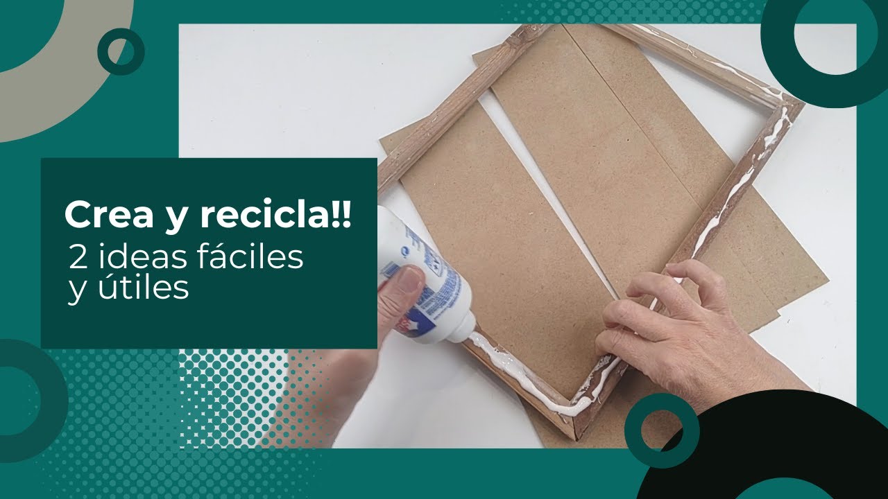 🤩Súper RECICLADO!! con muy poquitos MATERIALES - Manualidades - DIY - Artesanato - Arte en casa