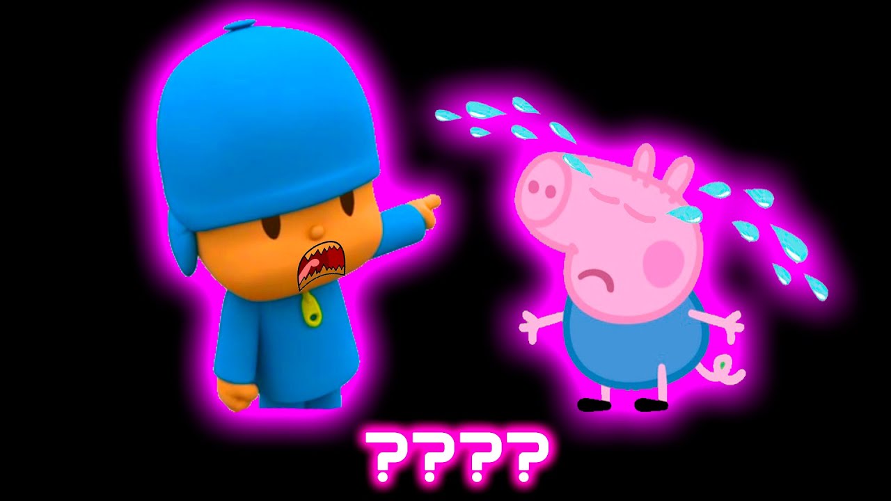 Pocoyo & Peppa Pig "Go away! Waaa!" Sound Variations in 33 Seconds | Tweet