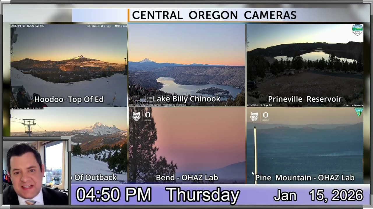 Cold nights, some freezing fog, chilly days and dry for Central Oregon.