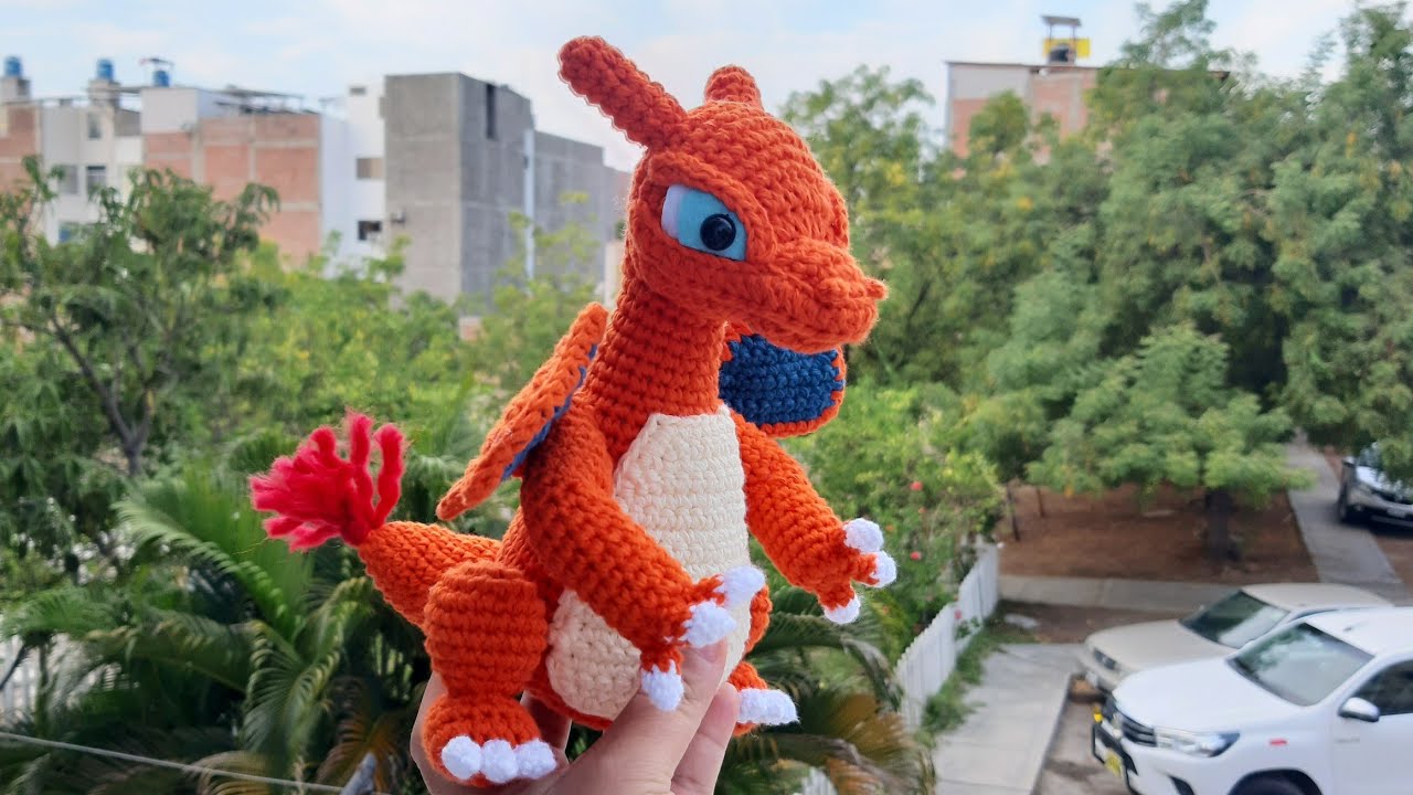 Amigurumi Pokémon CHARIZARD - Cómo tejer cuerpo y cabeza