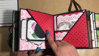 6x6 Mini Album Using DCWV Dear Jane Final