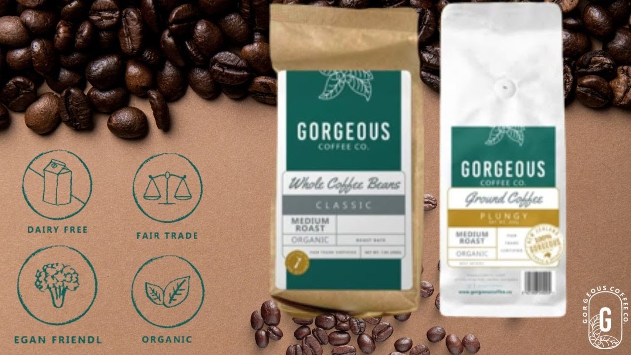 Gorgeous Coffee - certified organic and fair trade, 100% made in NZ