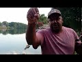 CATCHING  BIG BLUE GILL'S IN THE HEAT OF THE DAY🥵