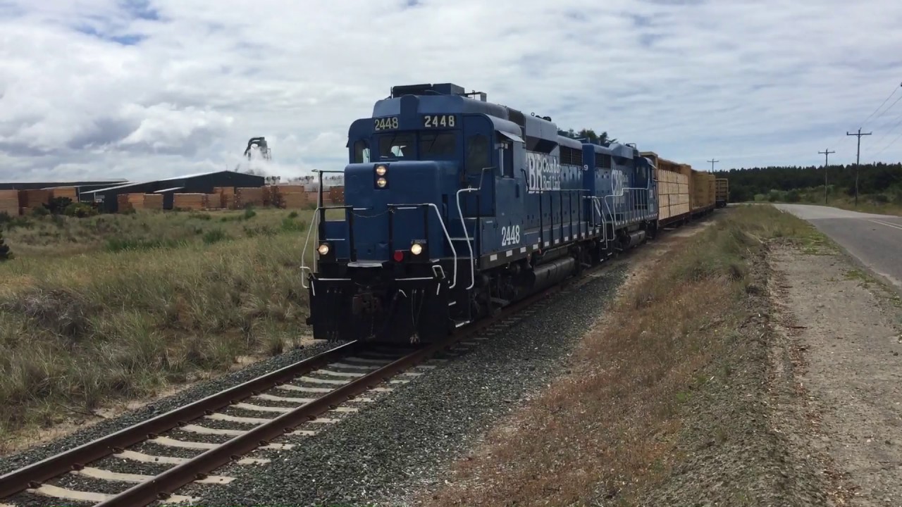 Coos Bay Rail Link Switching Southport Lumber - YouTube