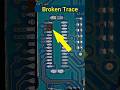 Broken Trace #mobilerepair #technology