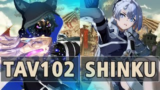 Gbvsrtav102 Seox Vs Shinku Meg High Level Gameplay.