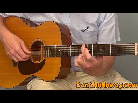 Finger Style Guitar Folk Walk Downs Guitar Lesson