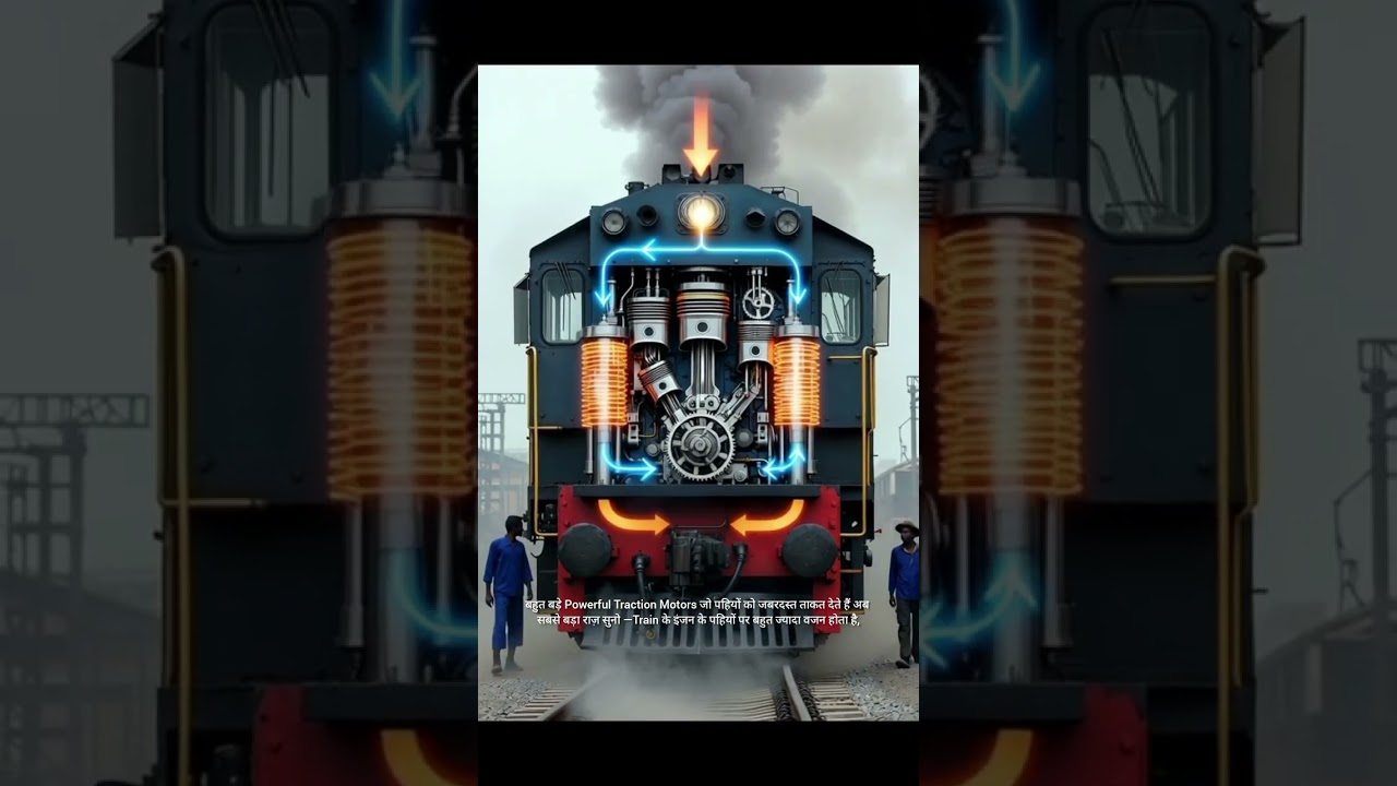 &ldquo;Train का Engine इतना Strong क्यों होता है?&rdquo; #sciencefacts