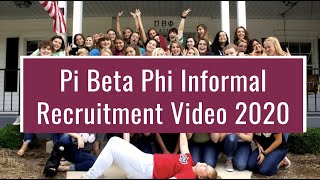 Pi Beta Phi Fall Informal Recruitment Video