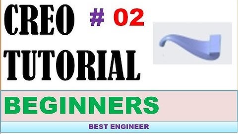 2 CREO TUTORIAL | SWEPT BLEND  Circle to square blend