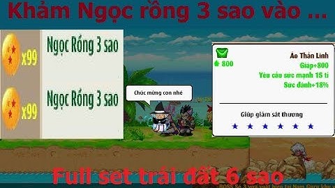 Ngọc Rồng Online - Cận cảnh đập NR 3 sao full set thần linh trái đất 6 sao Full HD :v