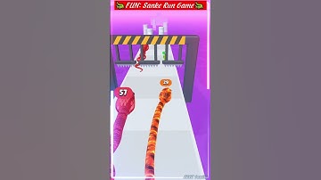 🐊FUN: Sanke Run Game🐊#shorts #snakerun #funnyvideo #snakegame #fyp