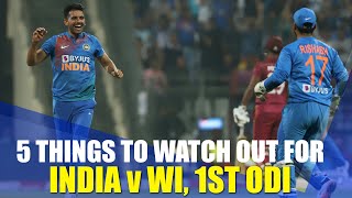India's bench strength under the scanner | India v WI, 1st ODI preview