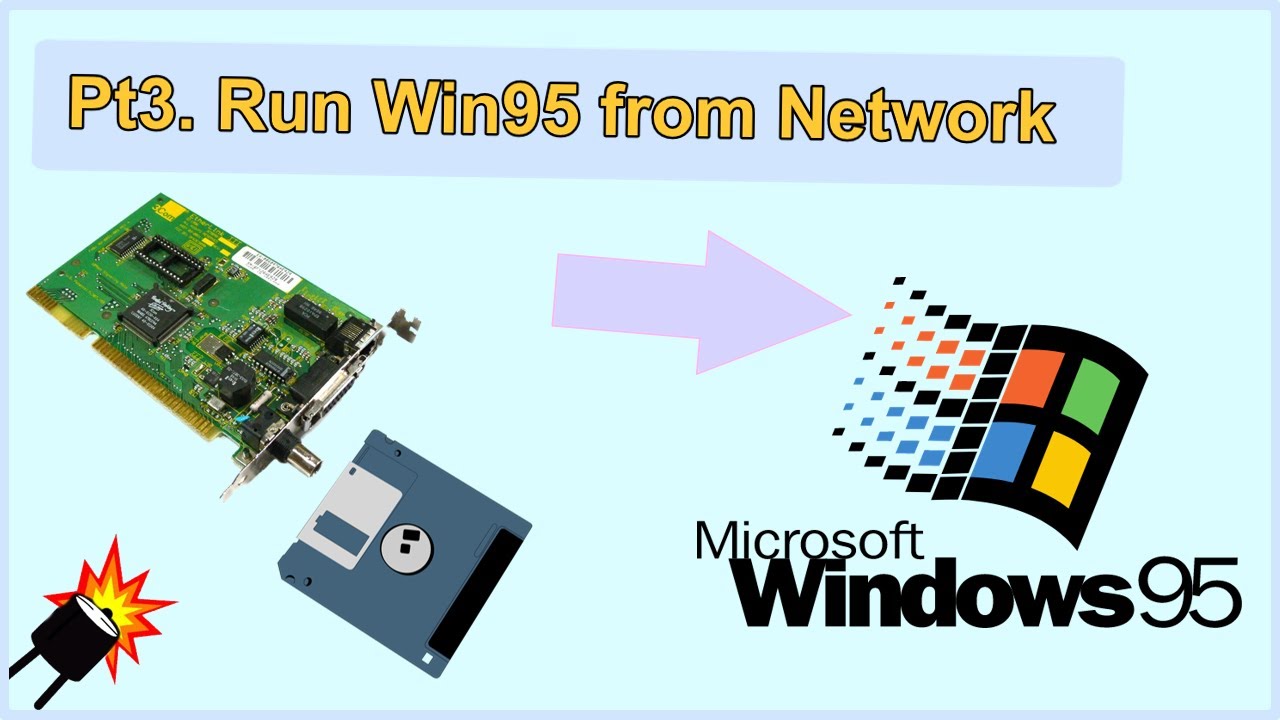 Win95 Netshow Windows NT4.0 Server Series | Running Win95 Without a Hard Drive! - YouTube