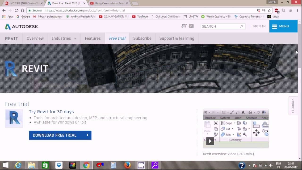 how-to-install-revit-2018-software-in-telugu-youtube