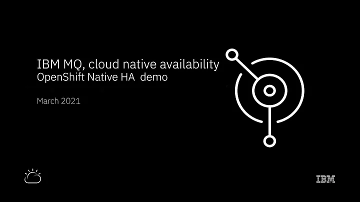 IBM MQ Native HA demo