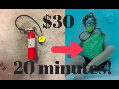 How to make a simple scuba tank - YouTube