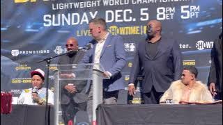 TANK DAVIS TO ROLLIES “HE’S SCARED, A CLOWN & A CHUMP! I’M GONNA SHOW HIM I’M NOT PLAYING!”