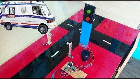 Automatic Traffic Signal Change to Green for Ambulance and Fire Vehicles