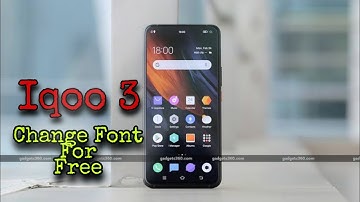 How to change fonts In vivo Iqoo 3 5g Mobile For Free | No PC Needed |No Root| Shoppy Gadgets