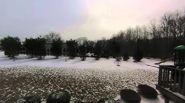 Test Time Lapse of Snow melting in my backyard