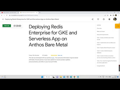 Deploying Redis Enterprise for GKE and Serverless App on Anthos Bare Metal | Qwiklabs Trivia January