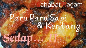 Paru Sapi Sambal Kentang