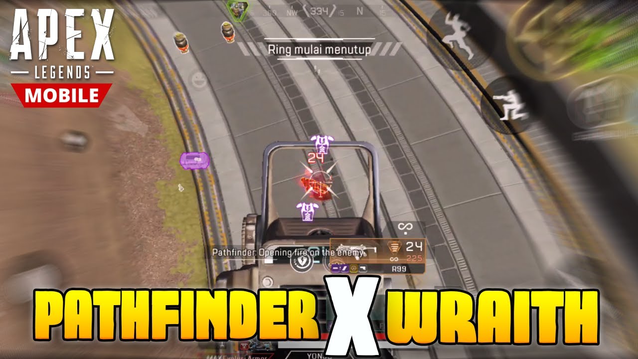 PATHFINDER X WRAITH GAMEPLAY - Apex Legend Mobile POCO F3