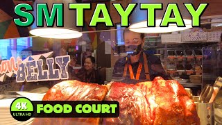 4k Sm City Taytay  Food Court Tour 2024 what To Eat