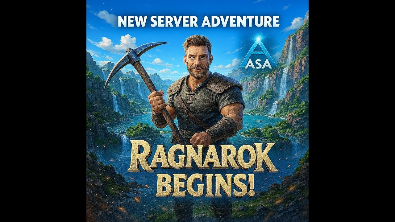 Day 1 on Ragnarok — Building Our New ASA Base from Scratch! - YouTube