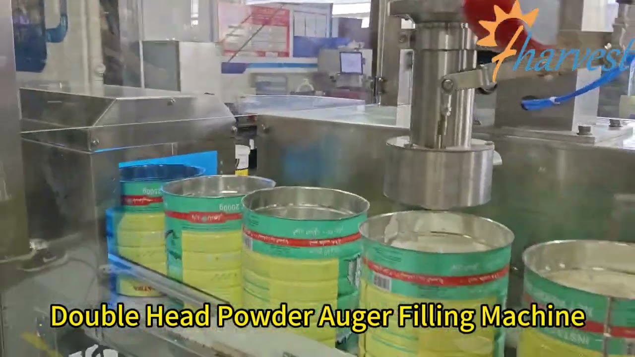 Milk Powder Packaging Line: Automatic Twin Head Auger Filler