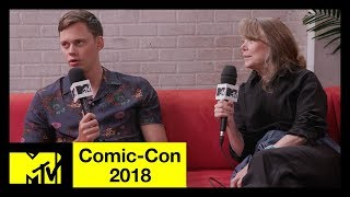 Bill Skarsgård and Sissy Spacek on 'Castle Rock', Stephen King, & More | ComicCon 2018 | MTV