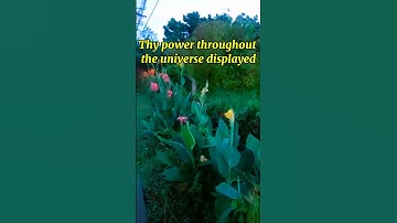 Thumbnail of How Great Thou Art with lyrics
