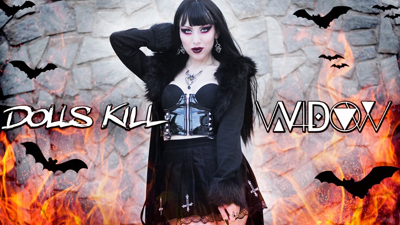 🖤💀 DOLLS KILL HAUL 💀🖤 Goth Back To School Outfits ft. Widow + Current Mood | Vesmedinia