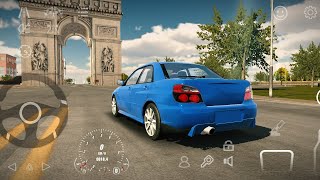 🏙️City Driving with 🚗Subaru Impreza WRX STI — Car Parking Multiplayer (Mobile) screenshot 5