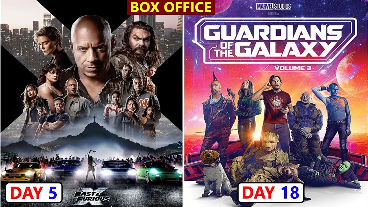 Fast X Day 5 vs Guardians of the Galaxy 3 Day 18 Box Office Collection , Worldwide Collection