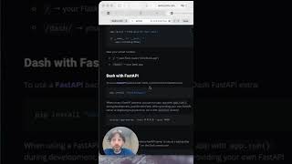 Plotly Dash with FastAPI