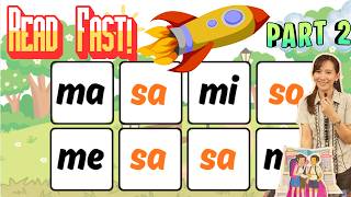 A, E, I, O, U + M at S MARUNGKO β LETTER SOUND READING CHALLENGE βSAY THE WORD ON BEAT β PART 2