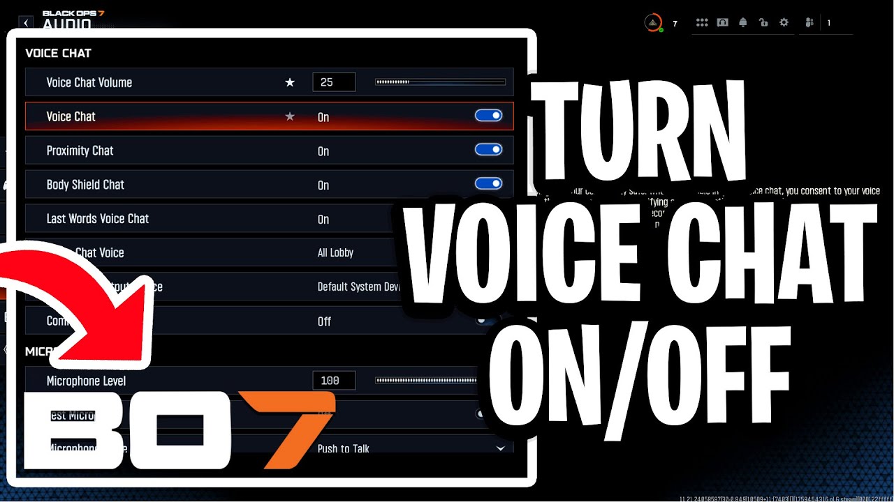 How To Turn Voice Chat On or Off In Black Ops 7 Beta - Full Guide - YouTube