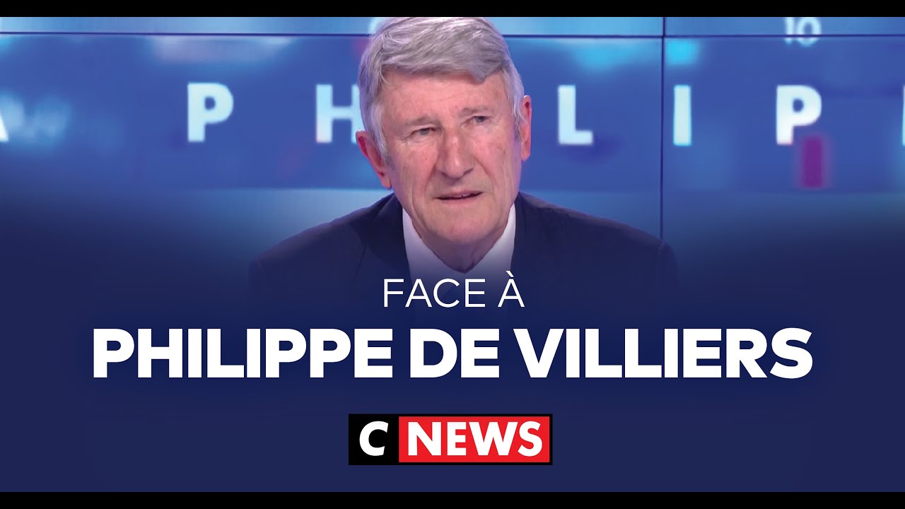 Face  Philippe de Villiers  26 avril 2024 CNews