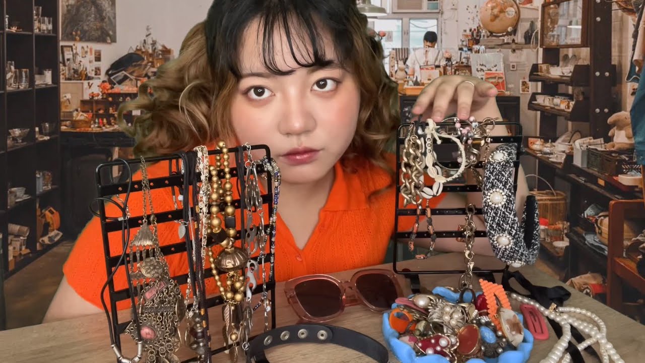 [ASMR]アクセサリーショップへようこそpt.2｜ロールプレイ,ネックレス,ブローチ