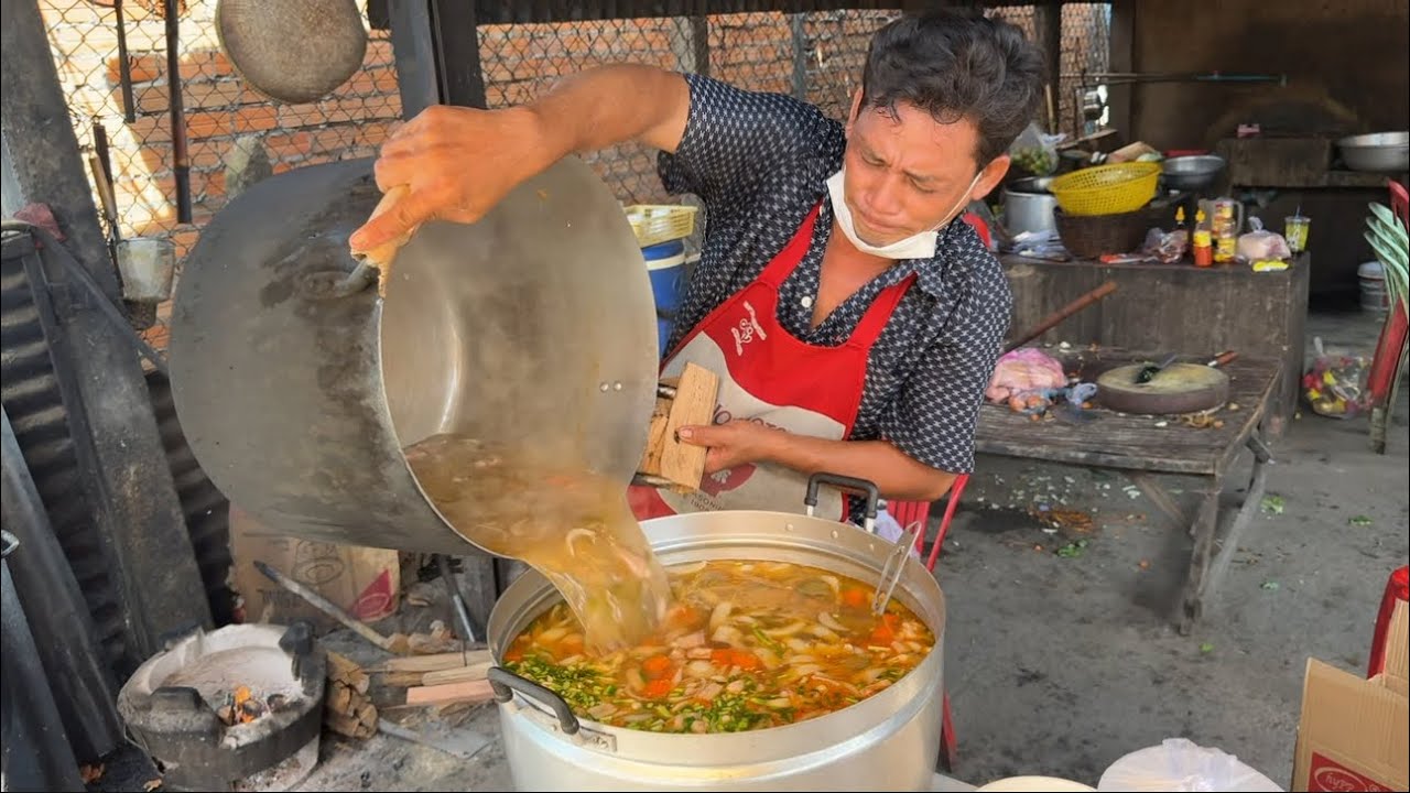 Couples Cook For The Whole Village In Countryside, Cambodia