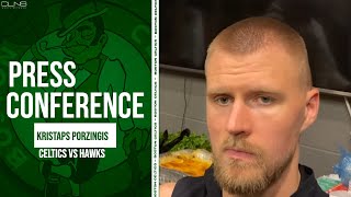 Kristaps Porzingis: Celtics RELAXED in Collapse vs Hawks | Postgame Interview