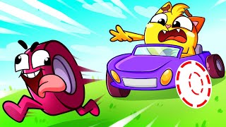 I Lost my Wheel 😱 Who Stole My Wheel? 🛞 + More Nursery Rhymes & Funny Kids Songs