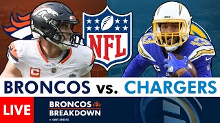 Broncos vs. Chargers Live Streaming Scoreboard, Free Play-By-Play | NFL Week 18