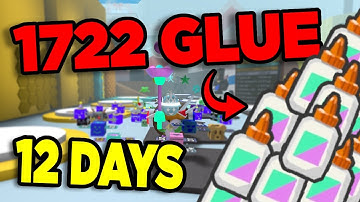 How I Got 1722 Glue In 12 Days | The Great Gummy Baller Race (Bee Swarm Simulator)