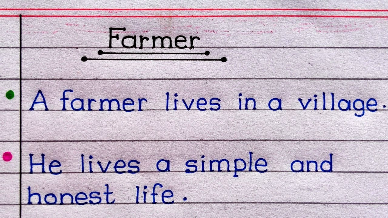 short argumentative essay about farmers and doctor