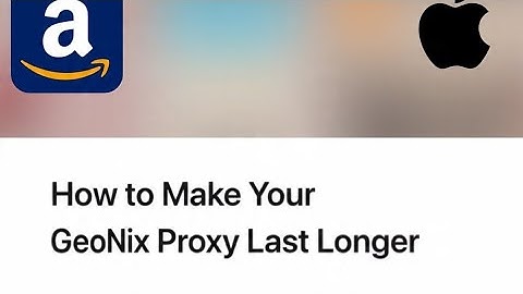 How to make your geonix proxy last longer #youtubeshorts #survey 