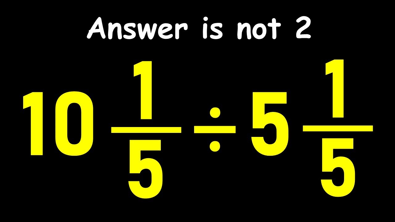 Only 1 in 5 Can Solve This Math Problem!